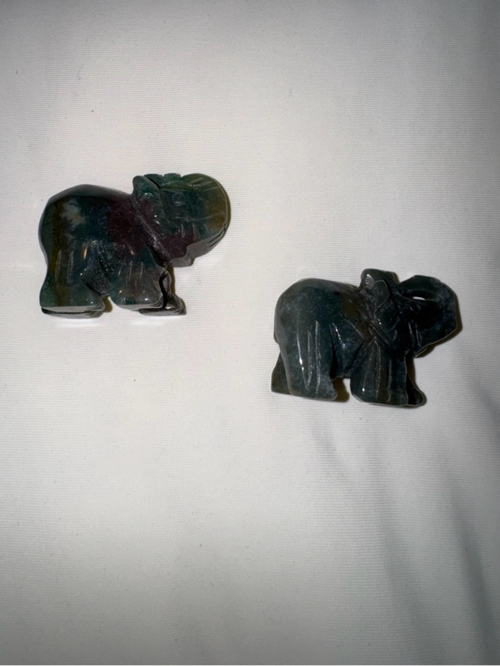Ocean Jasper Elephants - Set of 2